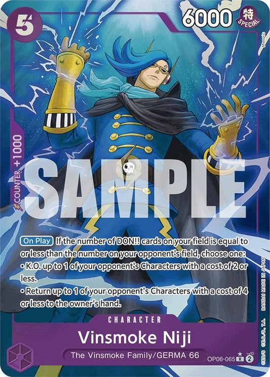 Image for Vinsmoke Niji (OP06-065) (Full Art) - One Piece Card Game