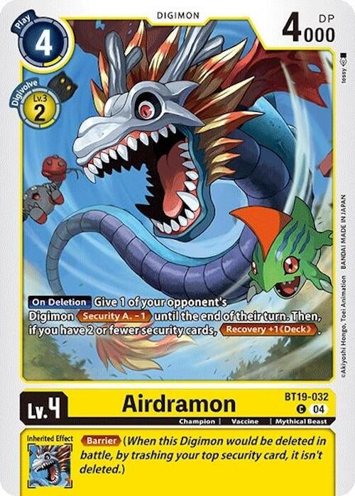 Image for Airdramon - Digimon Card Game