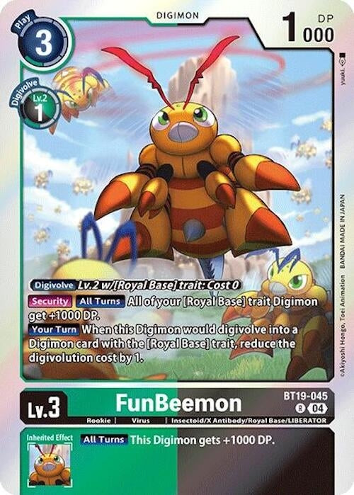 Image for FunBeemon - BT19-045 - Digimon Card Game