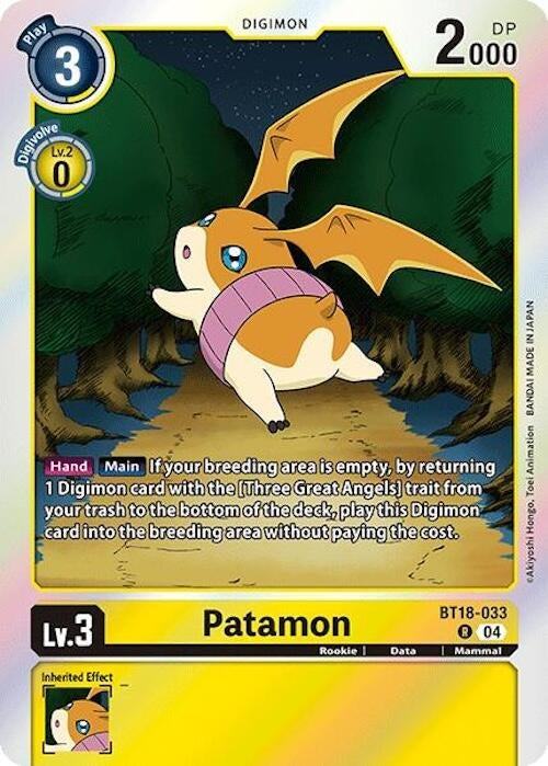 Image for Patamon - Digimon Card Game
