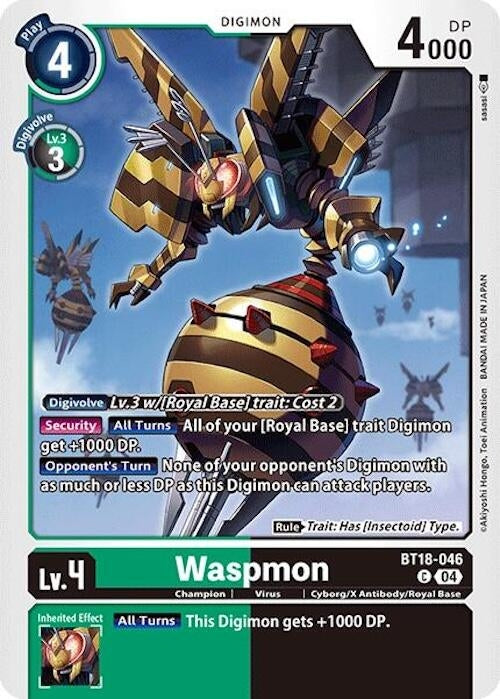Image for Waspmon - Digimon Card Game