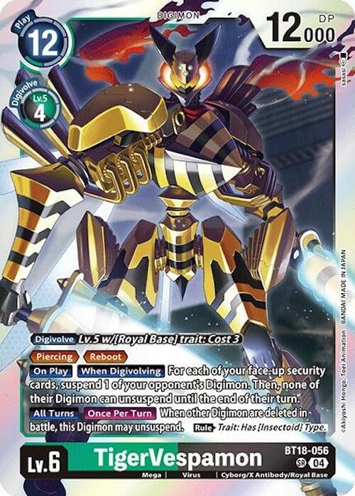 Image for TigerVespamon - Digimon Card Game