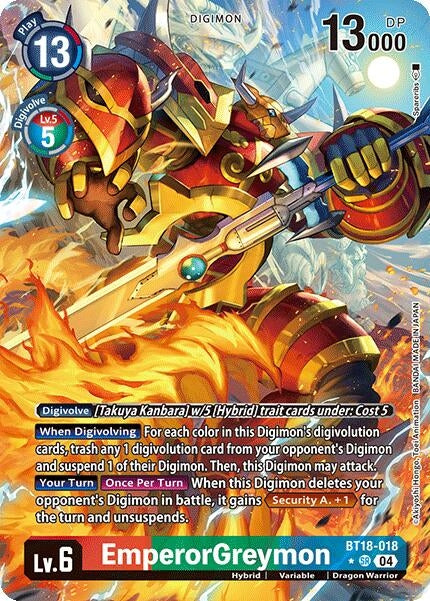 Image for EmperorGreymon (Alternate Art) - Digimon Card Game