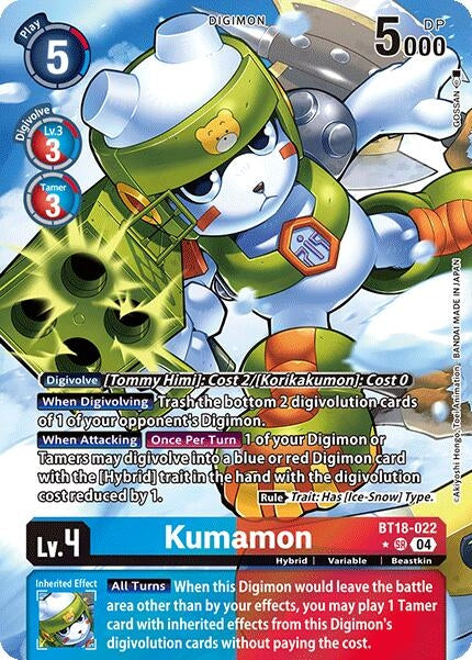 Image for Kumamon (Alternate Art) - Digimon Card Game