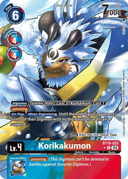 Image for Korikakumon (Alternate Art) - Digimon Card Game