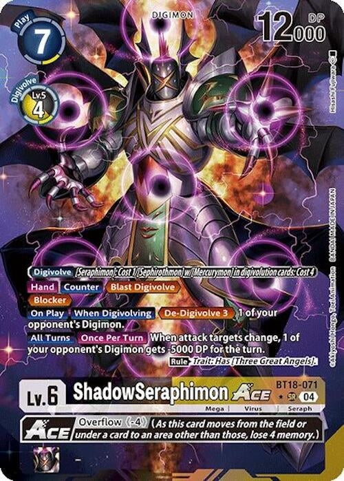 Image for ShadowSeraphimon ACE (Alternate Art) - Digimon Card Game