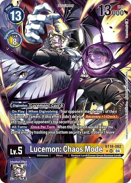 Image for Lucemon: Chaos Mode (Alternate Art) - Digimon Card Game