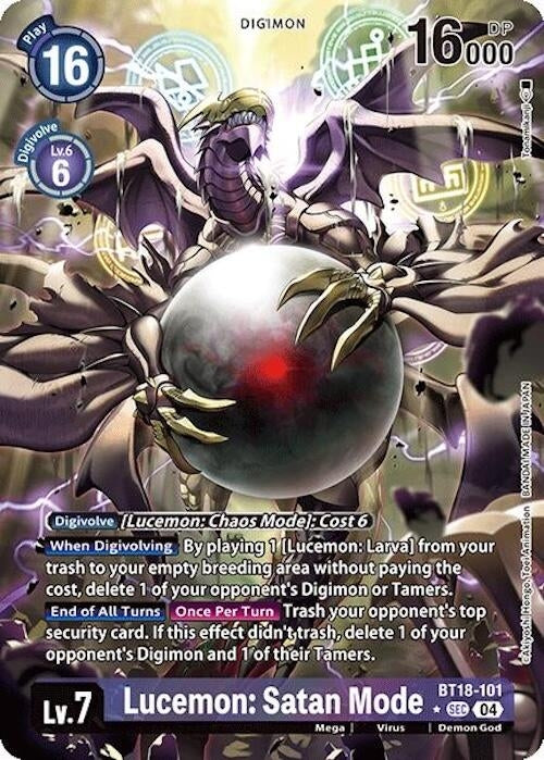 Image for Lucemon: Satan Mode (Alternate Art) - Digimon Card Game