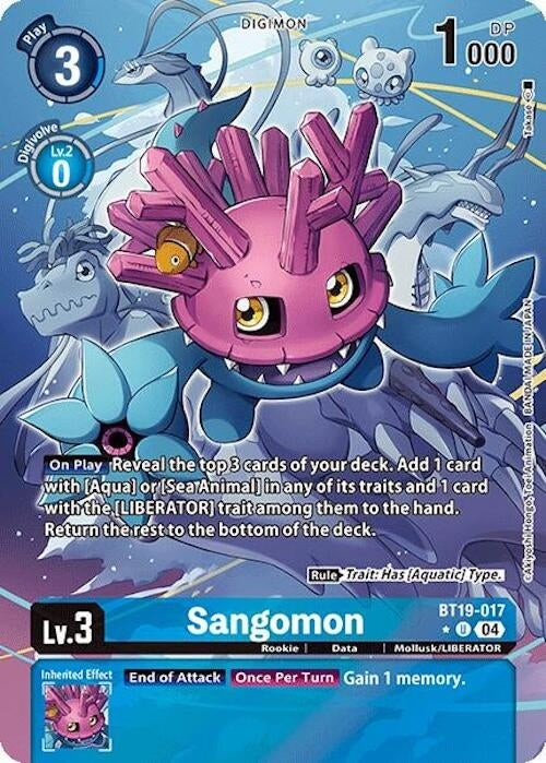 Image for Sangomon (Alternate Art) - Digimon Card Game