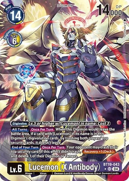 Image for Lucemon (X Antibody) (Alternate Art) - Digimon Card Game