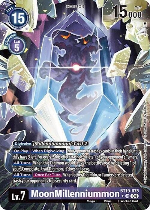 Image for MoonMillenniummon (Alternate Art) - Digimon Card Game