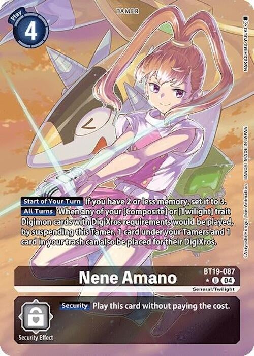 Image for Nene Amano (Alternate Art) - Digimon Card Game