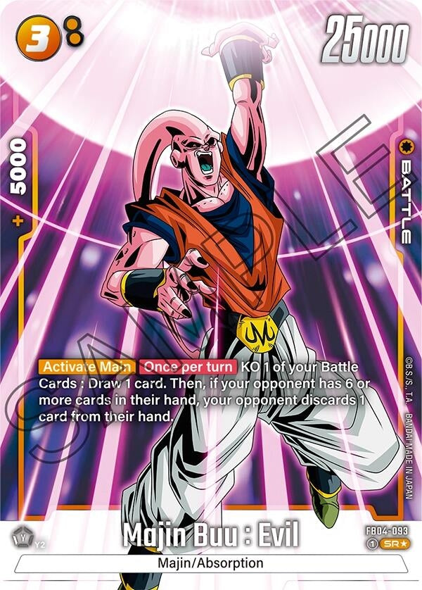 Image for Majin Buu : Evil - FB04-093 (Alternate Art) - Dragon Ball Super: Fusion World