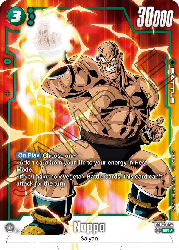 Image for Nappa - FB04-064 (Alternate Art) - Dragon Ball Super: Fusion World