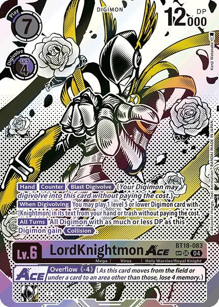 Image for LordKnightmon ACE (Textured) - Digimon Card Game