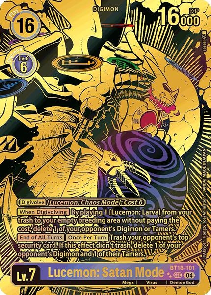 Image for Lucemon: Satan Mode (Textured) - Digimon Card Game