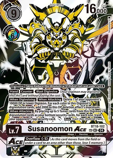 Image for Susanoomon ACE (Textured) - Digimon Card Game