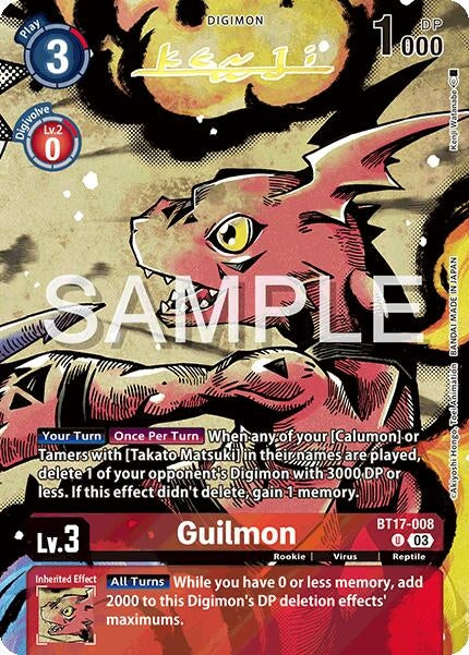 Image for Guilmon (Signed) - Digimon Card Game