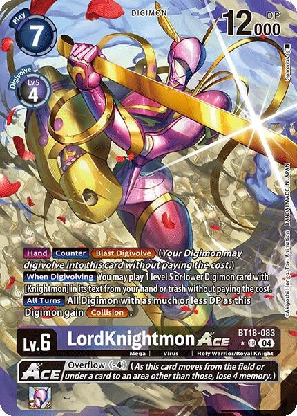 Image for LordKnightmon ACE (Alternate Art) - Digimon Card Game