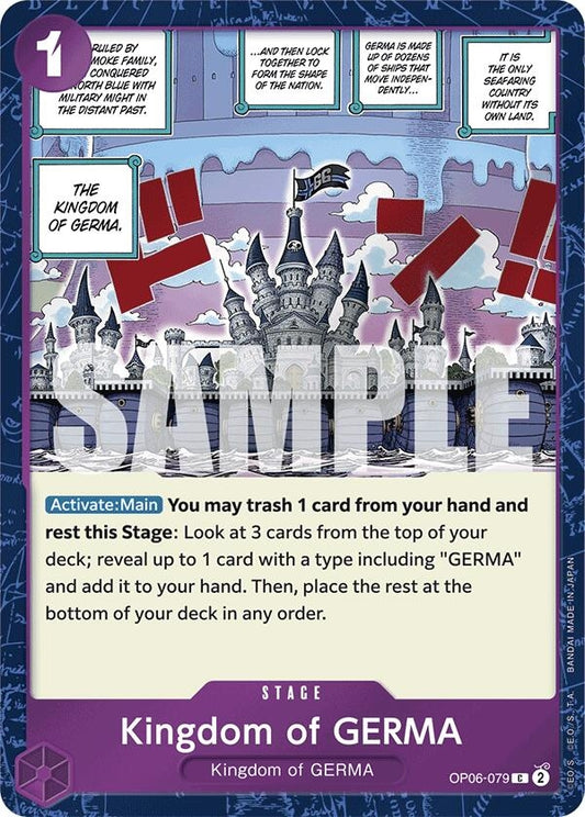 Image for Kingdom of GERMA (Jolly Roger Foil) - One Piece Card Game