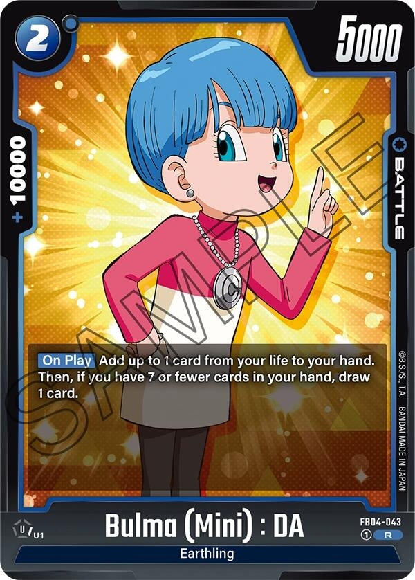 Image for Bulma (Mini) : DA - Dragon Ball Super: Fusion World