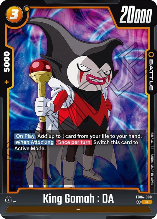 Image for King Gomah : DA - Dragon Ball Super: Fusion World