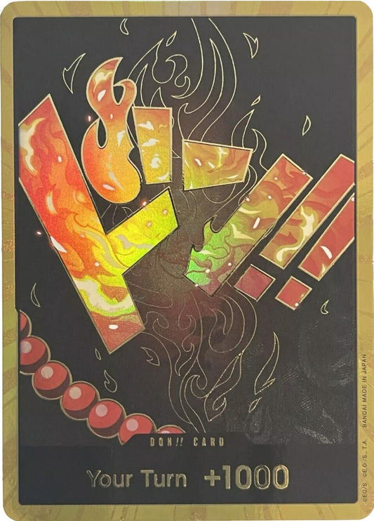 Image for DON!! Card (Ace) (Gold) - One Piece Card Game