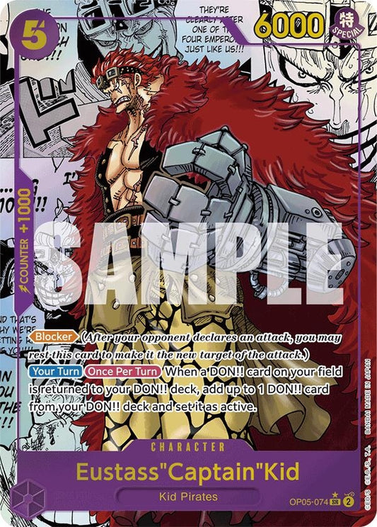 Image for Eustass"Captain"Kid (OP05-074) (Manga) - One Piece Card Game