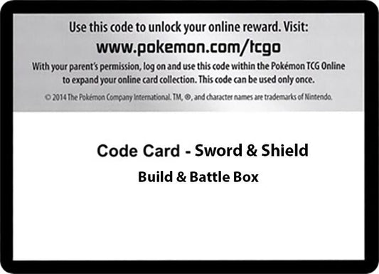 Image for Code Card - Sword & Shield Build & Battle Box - Pokemon