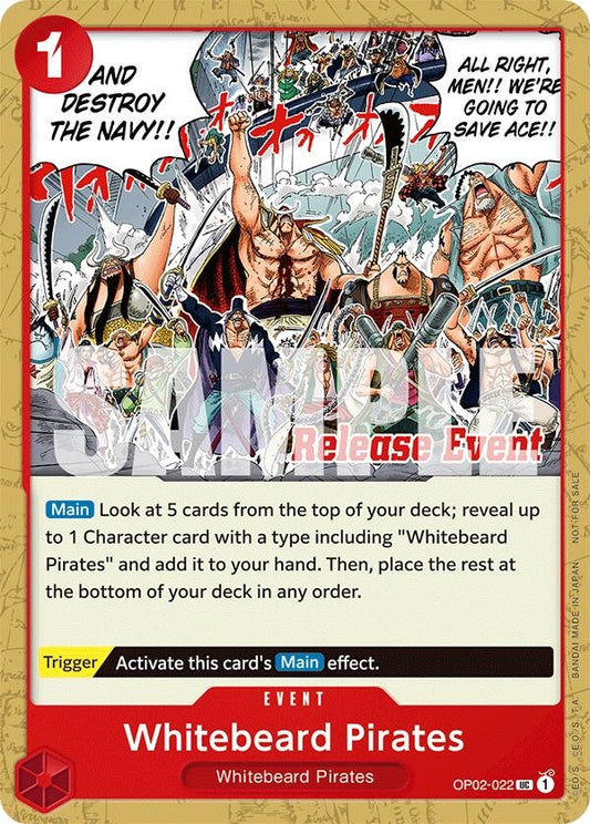 Image for Whitebeard Pirates (ST15 - ST20 Release Event Pack) - One Piece Card Game