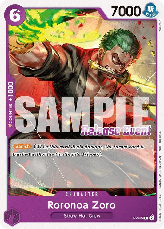 Image for Roronoa Zoro (ST15 - ST20 Release Event Pack) - One Piece Card Game