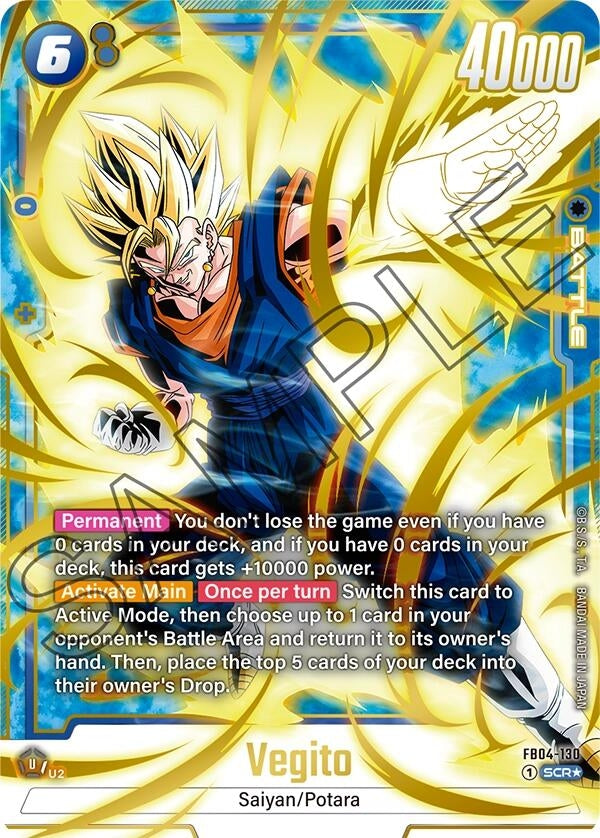 Image for Vegito - FB04-130 (Alternate Art) - Dragon Ball Super: Fusion World