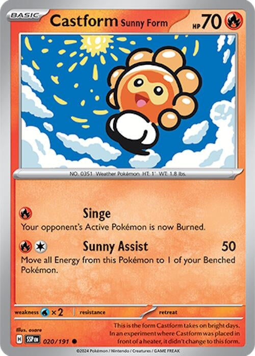 Image for Castform Sunny Form - Pokemon