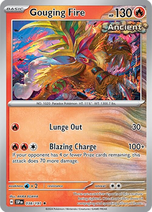 Image for Gouging Fire - Pokemon