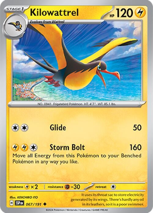 Image for Kilowattrel - Pokemon
