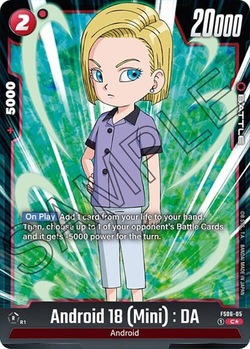 Image for Android 18 (Mini) : DA (Bonus Pack Alternate Art) - Dragon Ball Super: Fusion World