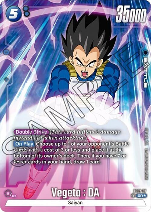 Image for Vegeta : DA (Bonus Pack Alternate Art) - Dragon Ball Super: Fusion World