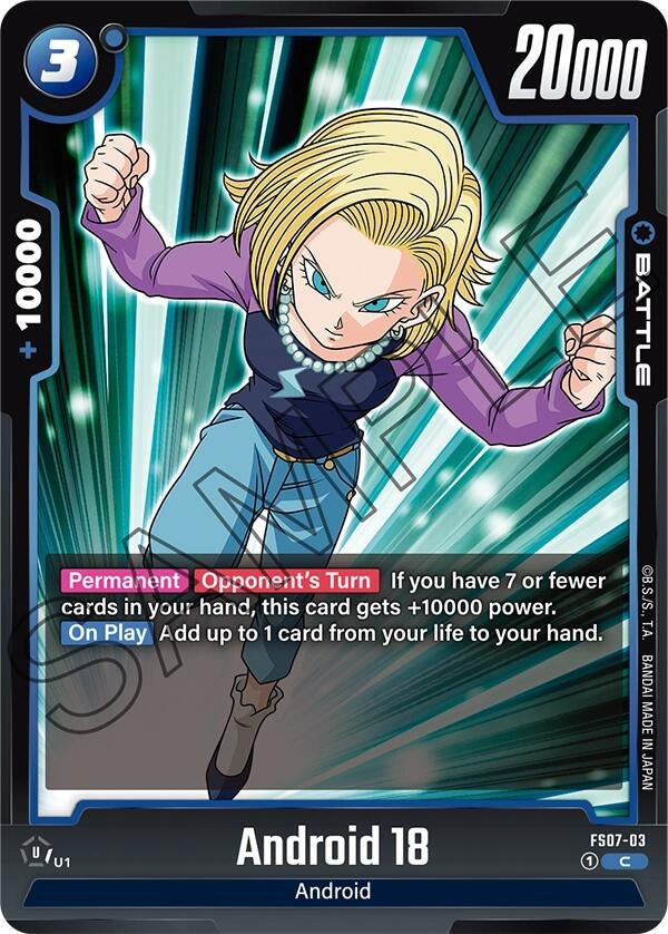 Image for Android 18 - Dragon Ball Super: Fusion World