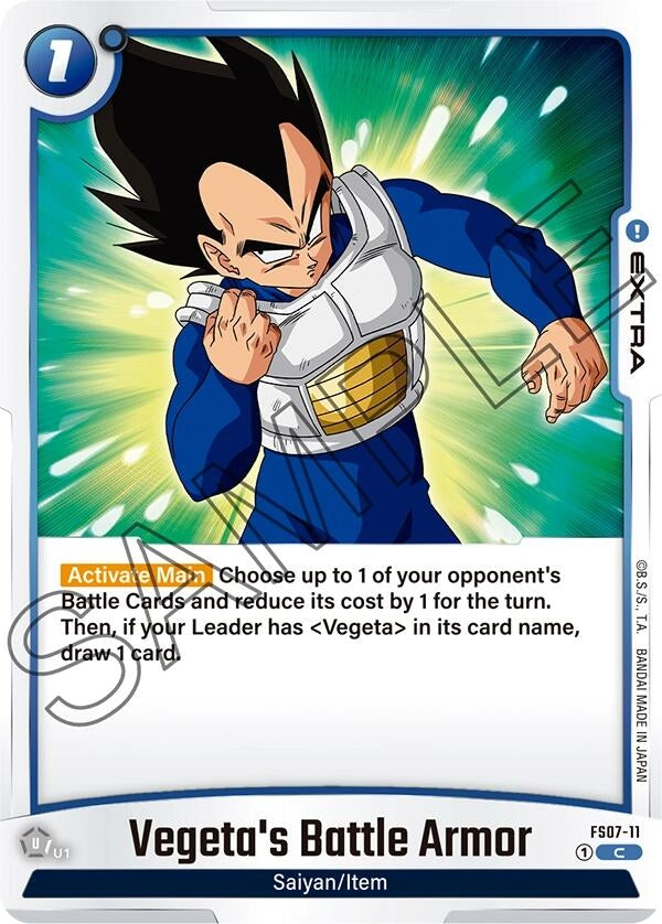 Image for Vegeta's Battle Armor - Dragon Ball Super: Fusion World