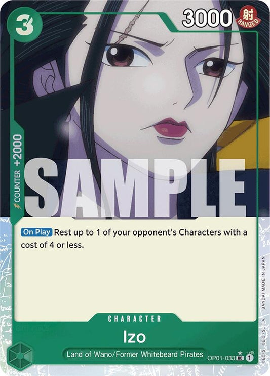 Image for Izo (OP01-033) (Full Art) - One Piece Card Game