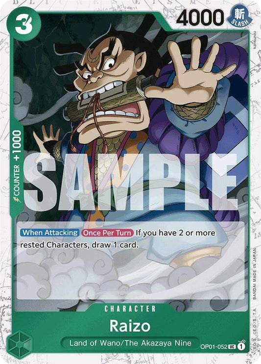 Image for Raizo (Jolly Roger Foil) - One Piece Card Game