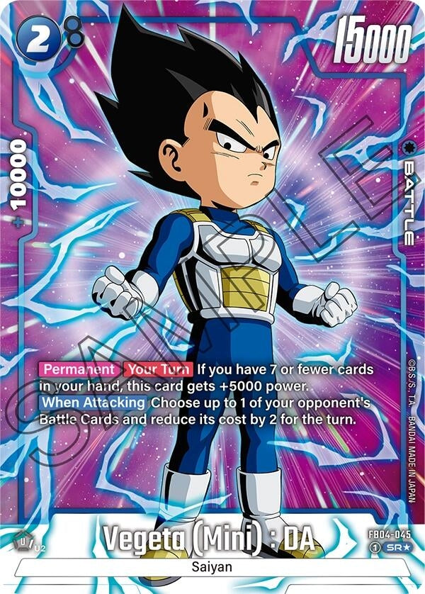 Image for Vegeta (Mini) : DA (Alternate Art) - Dragon Ball Super: Fusion World