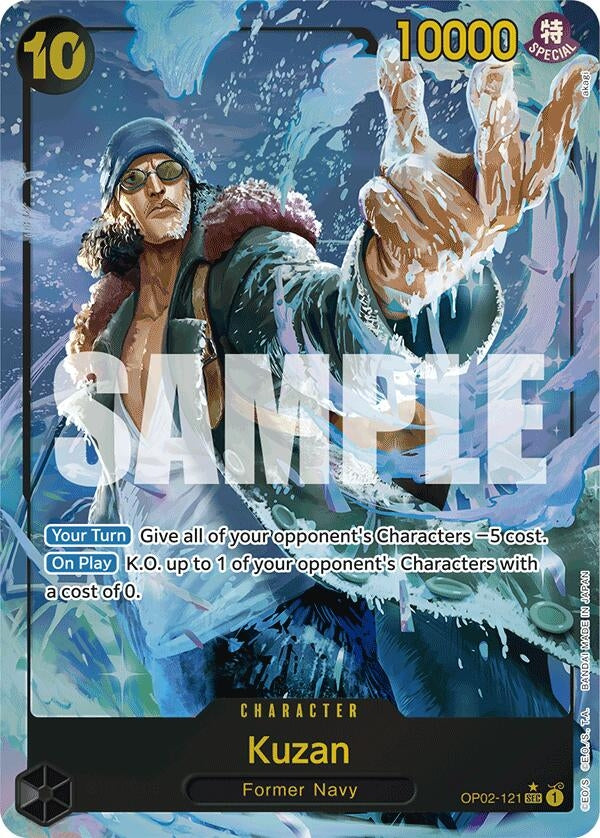 Image for Kuzan (OP02-121) (Alternate Art) - One Piece Card Game