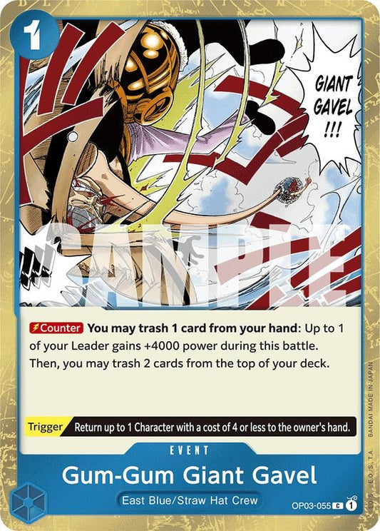 Image for Gum-Gum Giant Gavel (Jolly Roger Foil) - One Piece Card Game