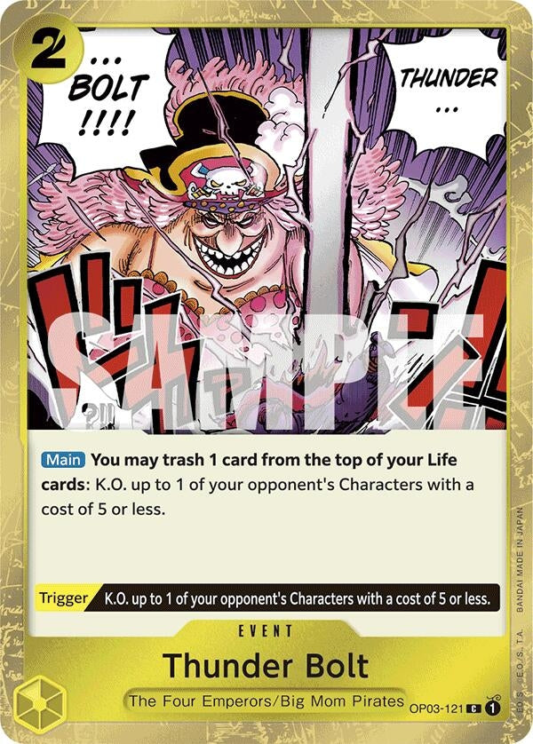 Image for Thunder Bolt (Jolly Roger Foil) - One Piece Card Game