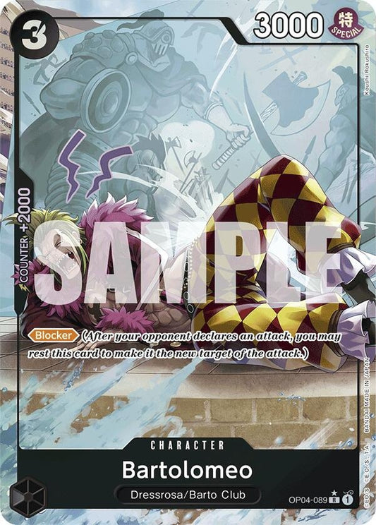Image for Bartolomeo (OP04-089) (Full Art) - One Piece Card Game