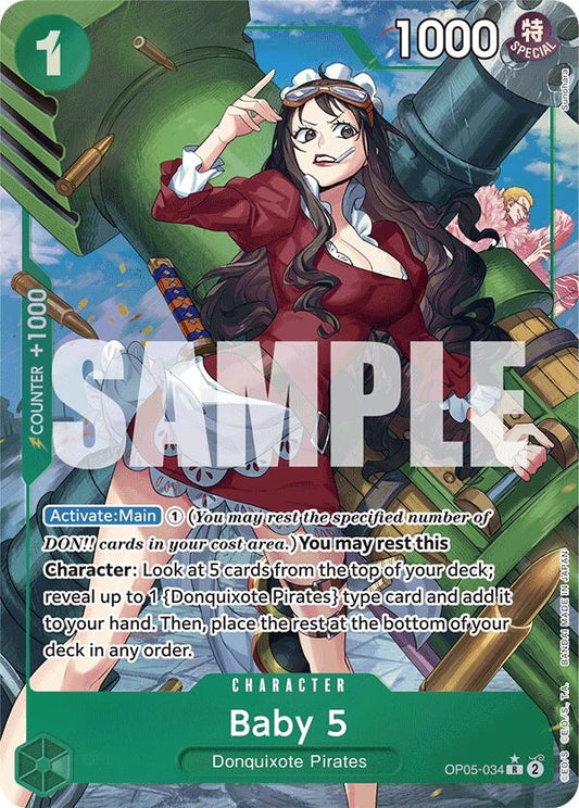 Image for Baby 5 (OP05-034) (Alternate Art) - One Piece Card Game