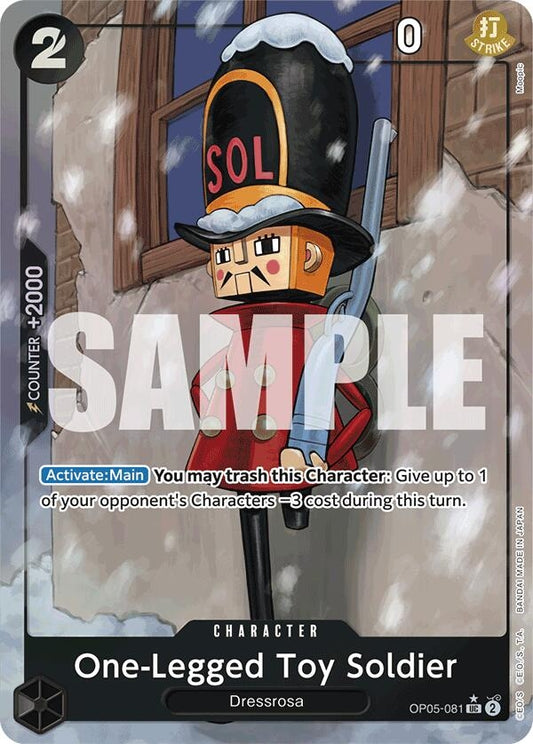 Image for One-Legged Toy Soldier (Full Art) - One Piece Card Game