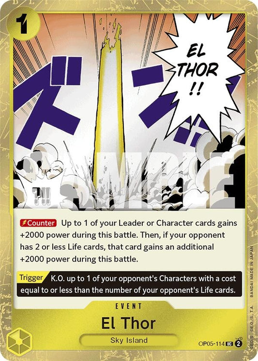 Image for El Thor (Jolly Roger Foil) - One Piece Card Game