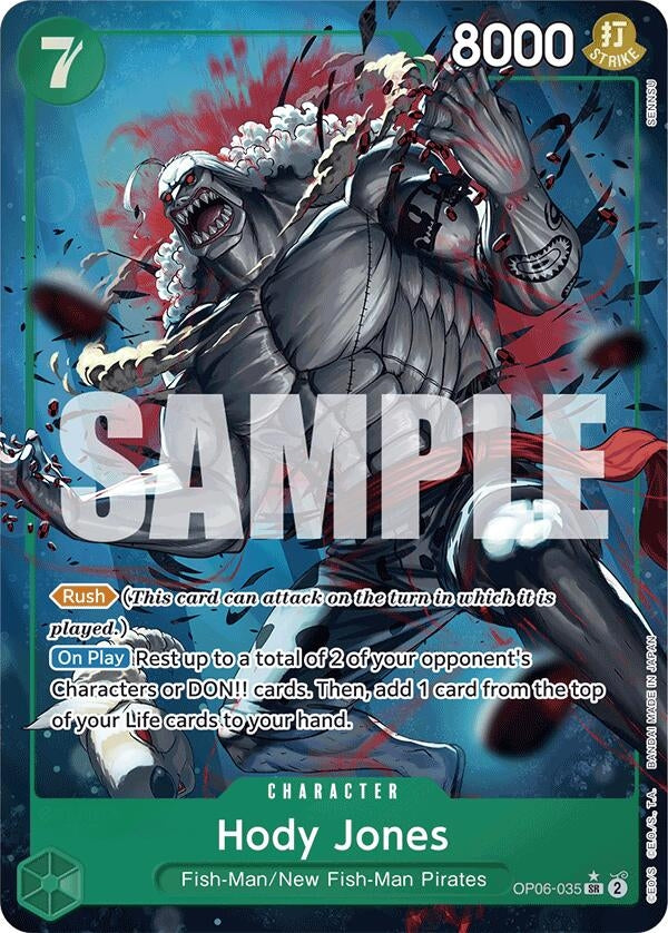 Image for Hody Jones (Alternate Art) - One Piece Card Game